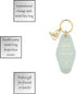 Santa Barbara Design Studio Keychain Lili + Delilah Small Gifts Vintage Motel Key Tag Key Ring, 3.5" Long, Cabana (Grey)...
