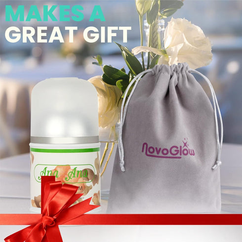 NovoGlow ANA ANA - Eau De Parfum Spray Perfume, Fragrance For Women- Daywear, Casual Daily Cologne Set with Deluxe Suede Pouch- 3.4 Oz Bottle- Ide...