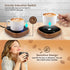 Coffee Mug Warmer, Candle Warmer, Coffee Warmer for Desk Auto Shut Off, Mug Warmer for Coffee, Tea, Beverage, Hot Chocolate, Milk,Wood Grain...