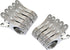 Outdoor Heavy Duty clothespins 10 Pack Large Stainless Steel Quilt Clips,Beach Towel Clips,Curtain Clamps,Rubber Tipped Metal Clothes...