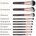 Makeup Brushes 10 Pcs Makeup Brush Set Professional Premium Synthetic Foundation Brush Blending Face Powder Eye Shadows Blush Make up Brushes with...