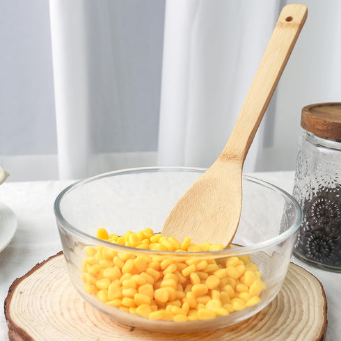 6PCS Bamboo Kitchen Utensils, Bamboo Spatula Spoons Bamboo Cooking Utensils Set for Home Kitchen Housewarming Holiday Gift...