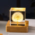 Glass Balls 3D Dandelion Crystal Glass Cube Transparent Desktop Statue Ornament for Birthday Wedding Valentine Home Decor(1.97 in)...