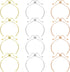 12pcs Adjustable Slider Bracelet Slider Extender Chains Adjustable Slider Bracelet with Ball Ends Adjustable Bracelet Chain Extender Chains for Br...