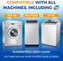 Washing Machine Cleaner Tablets 24 pack Powerful Descaler -Deep Cleaning for HE Front Loader & Top Load Washer Septic Safe Eco-Friendly Deodorizer...