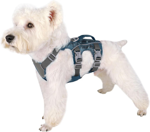 Puppy Harness Escape Proof Dog Harness for Small Dogs - Waterproof Reflective Breathable Dog Vest with Handle for Daily Walking, Training (Gray, X...