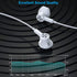3.5mm Earbuds Noise Canceling Headphone with Microphone Magnetic in-Ear Wired Jack Earphone for Google Pixel 4a 3a 5a Samsung A15 S10 S10e S9 Gala...