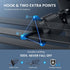 Qifutan Car Phone Holder with Anti-Slip Rubber, 360 Rotating Ball Joint, and Adjustable Support Ring for iPhone and Other Smartphones...
