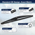 X AUTOHAUX Rear Window Windshield Wiper Blade for Infiniti QX56 2008-2016 for Suzuki Swift 2005-2016 - 250mm 10inch...