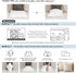 MIULEE Throw Pillow Insert Premium Pillow Stuffer Sham Square for Decorative Cushion Bed Couch Sofa 12x12 Inch...