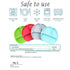 Silicone Suction Plates for Babies, Stick to High Chair Trays and Table, Divided Baby Dishes, Perfect Kids Plates, BPA FREE...