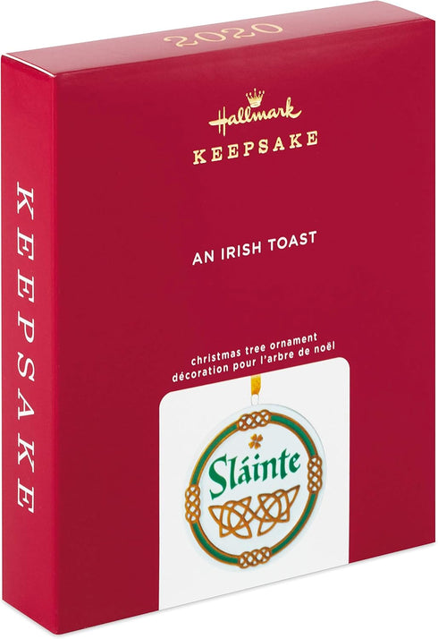 Hallmark Keepsake Christmas Ornament 2020, An Irish Toast Sláinte, Porcelain (1799QGO1991)...