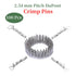 50 Sets Dupont 2.54 mm Pitch 2-Pin Female Adapter Cable Connector Accessories. 150 Pieces 2.54 mm Pitch Dupont 2-Pin Adapter Connector Female Hous...