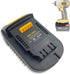 for Milwaukee to Dewalt Battery Adapter, for Milwaukee M18 18v Lithium Battery Convert to Dewalt 18v-20v Lithium Batteries, Converter MIL18DL Use ...