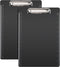 2 Pack Clipboards 8.5x11, Plastic Clipboards,Black Clipboard,Letter Size,Paper Clips,Nursing Clipboard,Paper Clip Holder,Document Holder,Writing B...