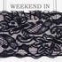 VU100 Black Lace Ribbon, 3.14 Inches Wide Lace Trim Sewing Craft Elastic Embroidery Stitching Process for DIY Bridal Wedding Fabric Decoration Gif...