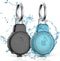 2 Pack Secure Lock AirTag Holders, Waterproof Airtag Keychain Full Protective Anti-Scratch Airtag Case Hard Shell Hidden for Luggage, Backpack, Ke...
