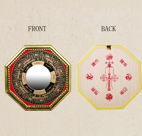 4.6 Inch Chinese Feng Shui Bagua Mirror Concave for Inviting Money and Treasure Wealth Luckly...