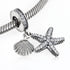 925 Sterling Silver Starfish Charm Shell Charm Ocean Sea Charm Animal Charm Star Charm Anniversary Charm for Pandora Charms Bracelet...