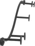 Spectrum Diversified Sweep Wall Hook Rack, 5 Hook Single Rack, Black...