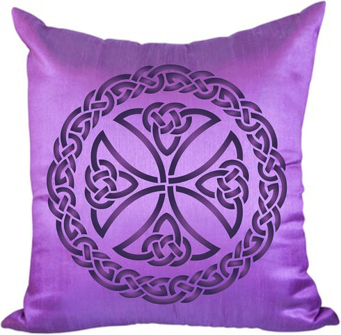 Stencils for Walls: Celtic Cross Stencil,6.5 x 6.5 inch (S) - Irish Celts Viking Cross Ornament Knotwork Design Woven Ethnic Braided Protection Kn...
