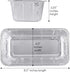 PLASTICPRO [2 Lb 10 Pack Disposable Loaf Pans Aluminum Tin Foil Meal Prep Bakeware - Cookware Perfect for Baking Cakes, Bread, Meatloaf, Lasagna 2...