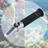 AUTOUTLET Salinity Refractometer Saltwater Aquarium for Seawater, Pool, Tank, Marine, Fishkeeping, 0-100PPT & 1.000-1.070 Salinity Tester with ATC...