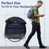 Gloppie Mini Lunchbox Small Lunch Bag for Men Women Insulated Lunch Box Thermal Lunch Boxes Adult Portable Cooler Bags Reusable Snack Bag, Blue...