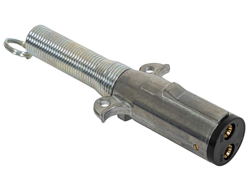 Buyers Products TC2012 2-Way Die-Cast Zinc Trailer Connector -Trailer Side - Vertical Pins with Spring...