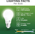 Bioluz LED 40 Watt LED Light Bulbs 4000K Cool White 6 Watts = 40W Non-Dimmable A19 LED Light Bulbs 6 Pack...