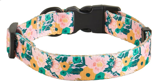 Dog Collar for Small Dogs Floral Dog Collars with Quick Release Safety Buckle Soft Comfortable Cute Pet Collar for Girl Dog Boy Dog...