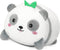 AIXINI Cute Panda Plush Pillow 15.7” Bamboo Panda Stuffed Animal, Soft Kawaii Plushies Hugging Plush Squishy Pillow Toy Gifts for Kids Bedding Sle...