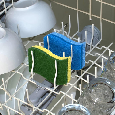 Pine-Sol Heavy Duty Scrub Sponges - Double Sided Dish Scrubber with Scouring Pad - Kitchen Essentials for Dishwashing and Cleaning Supplies, 6 Pac...