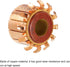 PATIKIL Electric Motor Commutator 12 Gear Teeth 8mm ID 18.8mm OD for Motor Spare Parts...