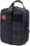 VIIDOO Molle IFAK Pouch Red Rip Away -First Aid Molle Pouches Tactical Medical Pouches for Hiking Camping...