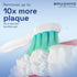 Brushmo Replacement Toothbrush Heads Compatible with Philips Sonicare Electric Toothbrush, White, 10 pc Variety Pack...