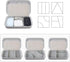 Canboc Hard Electronic Organizer Travel Case Electronics Accessories Cable Gadget Wire Storage Bag Double Layer Shockproof Box for Charger, Cord, ...
