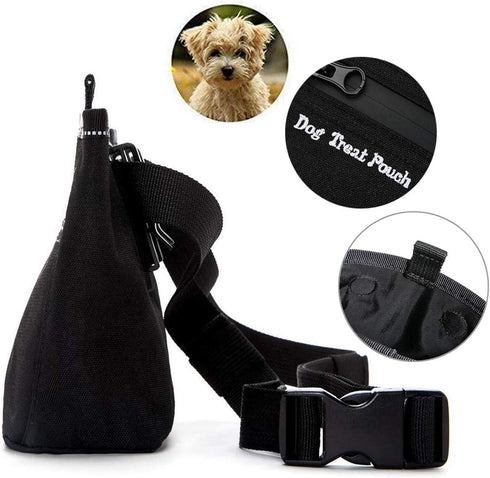 Dog Treats Training Pouch with Clip Waist Belt Magnetic Closure Puppy Doggie Snack Reward Bags Bait Pouches Dog Treat Carrier Holder...