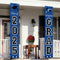 DAZONGE Blue Graduation Decorations 2025, Congrats Grad Porch Banner for Any Schools or Grades 2025 Graduation Party Decorations...