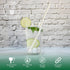 10 Inch Long Paper Drinking Straws, 0.24" Diameter - White, 100 counts...