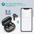 True Wireless Earbuds, Bluetooth 5.1 Active Noise Cancelling Headphones, Sliding Design Charging Case 500mAh, IPX4 Waterproof, Deep Bass Built-in ...