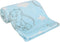 Disney Dumbo Pastel Blue, Grey & White Clouds & Stars Super Soft Baby Blanket, Light Blue, Grey, White...
