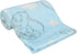 Disney Dumbo Pastel Blue, Grey & White Clouds & Stars Super Soft Baby Blanket, Light Blue, Grey, White...