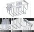 Sponge Holder for Kitchen Sink Suction?Anti-Rust Kitchen Sink Sponge Holder Aluminum Sink Sponge Holder with Suction Cups for Sponges, Scrubbers, ...