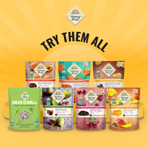 Sunny Fruit 100% RAW Fruit & Nut Snacks, Fig & Walnut, 1-Pack (9 Balls Per Bag) | No Sugar Added | Healthy, Convenient, On-the-Go Energy Balls | O...