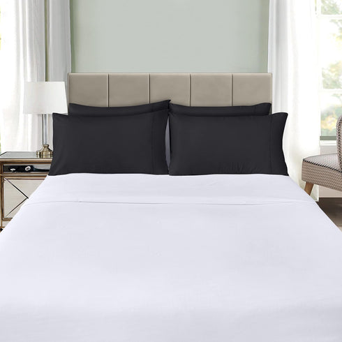 Utopia Bedding King Pillow Cases - 4 Pack - Envelope Closure - Soft Brushed Microfiber Fabric - Shrinkage and Fade Resistant Pillow Covers King Si...