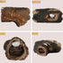 Aquarium Wood Fish Tank Decorations?Resin Fake Logs Terrarium DÉCor, Reptile Hide Aquarium Hideout for Fish Cave, Small Turtles, to 20 Gallon Tank...