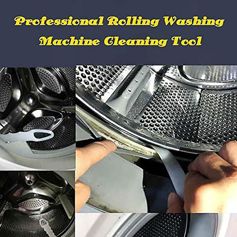 Rolling Washing Machine Cleaning Brush Long Flexible Cleaning Brush Durable Nylon Washer Drum Brush Cleaner Dryer Vent Cleaning Tool Cleaner Kit f...