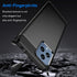 for T-Mobile Revvl 6X 5G (2023) phone case: shockproof phone case - anti drop protection phone case shock absorption flexible TPU carbon fiber pro...
