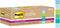 Post-it 100% Recycled Paper Super Sticky Notes, 2X The Sticking Power, 3x3 in, 12 Pads, 70 Sheets/Pad, Oasis Collection (654R-12SST)...